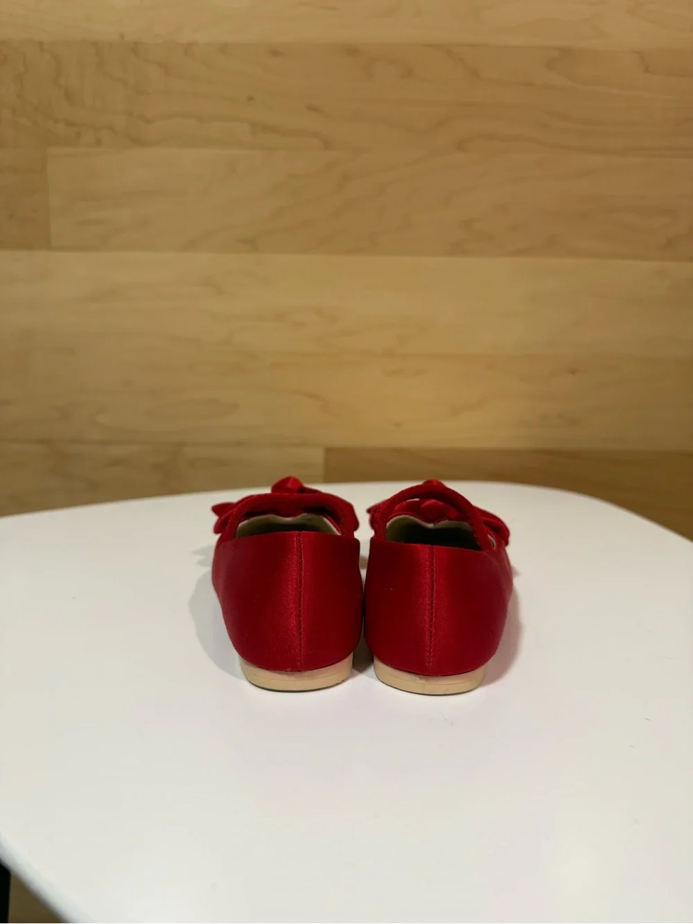 Janie and Jack Red Bow Mary Jane Shoes